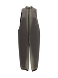 Rick Owens Wool and Shearling Vest — Gray
