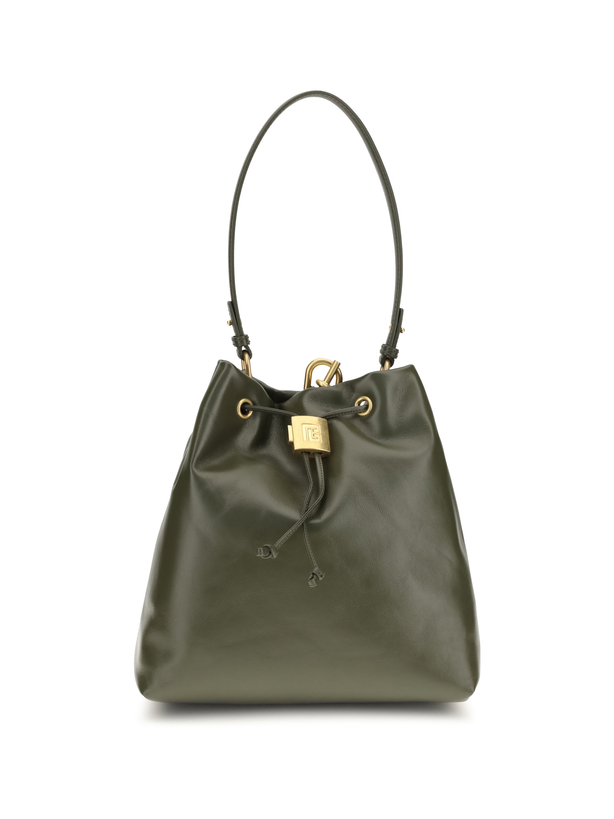 Balmain Pulse Shoulder Bag — Green