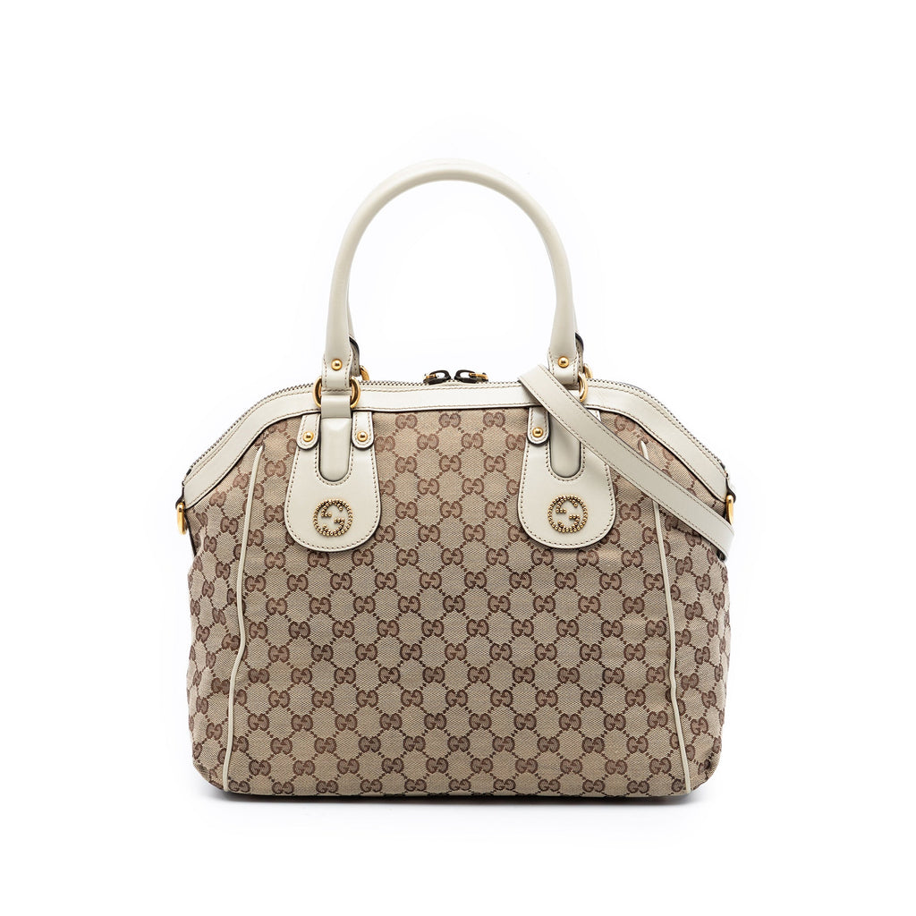 GG Canvas Scarlett Satchel