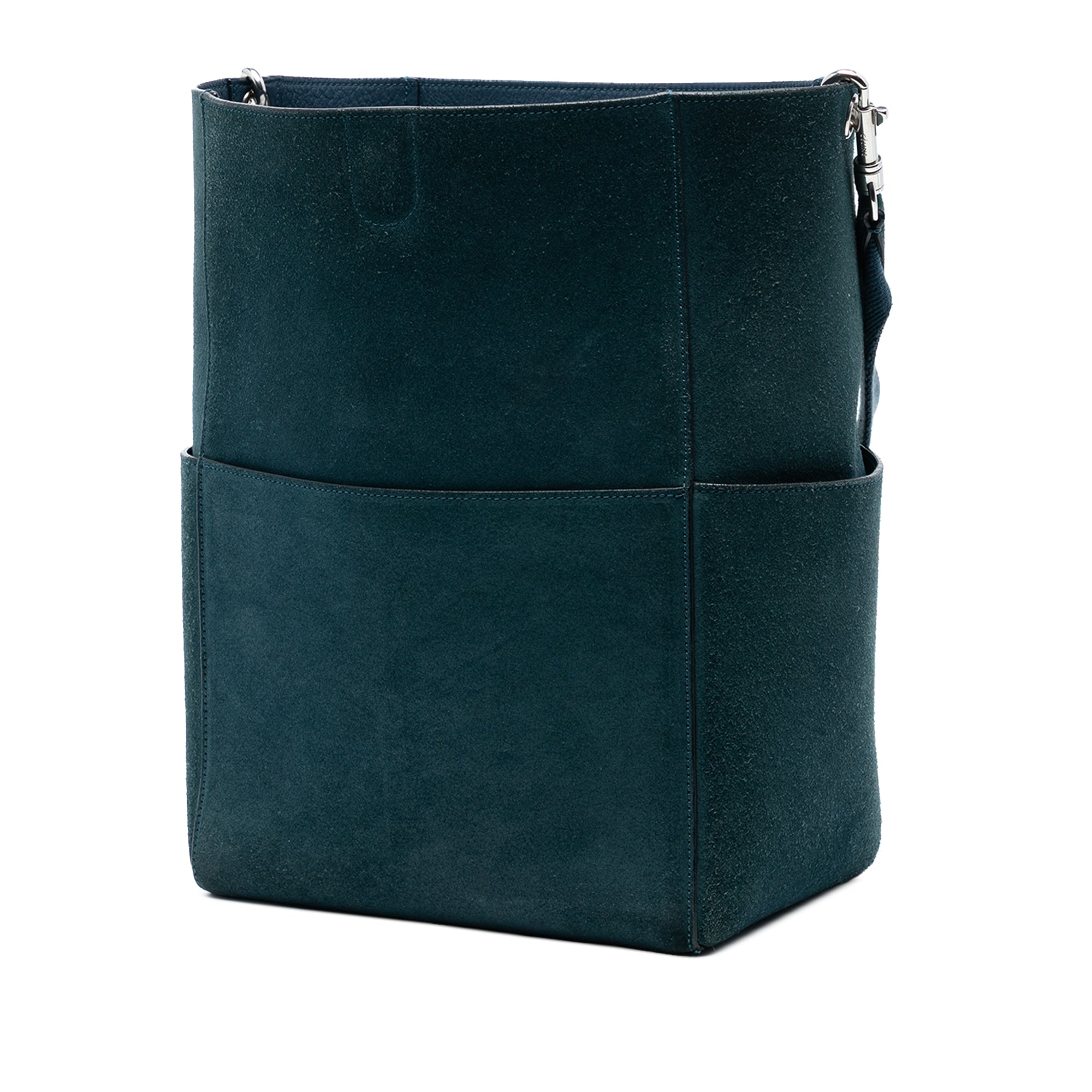 Medium Suede Seau Sangle Bucket Bag