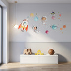 Vinyl Decal Planets for Kids and Astronauts to Decorate Children's Spaces