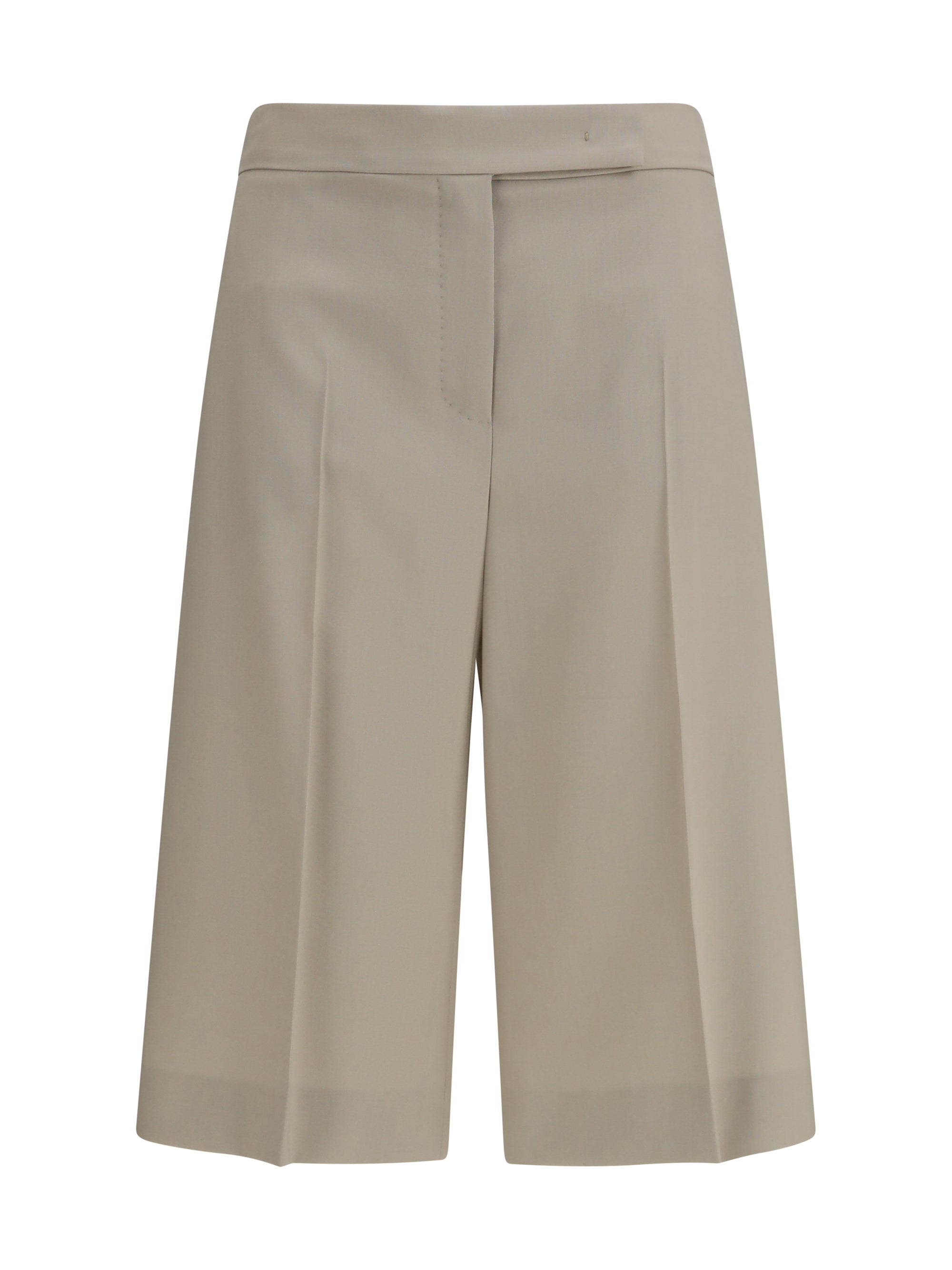 Max Mara Umile Bermuda Shorts — Beige