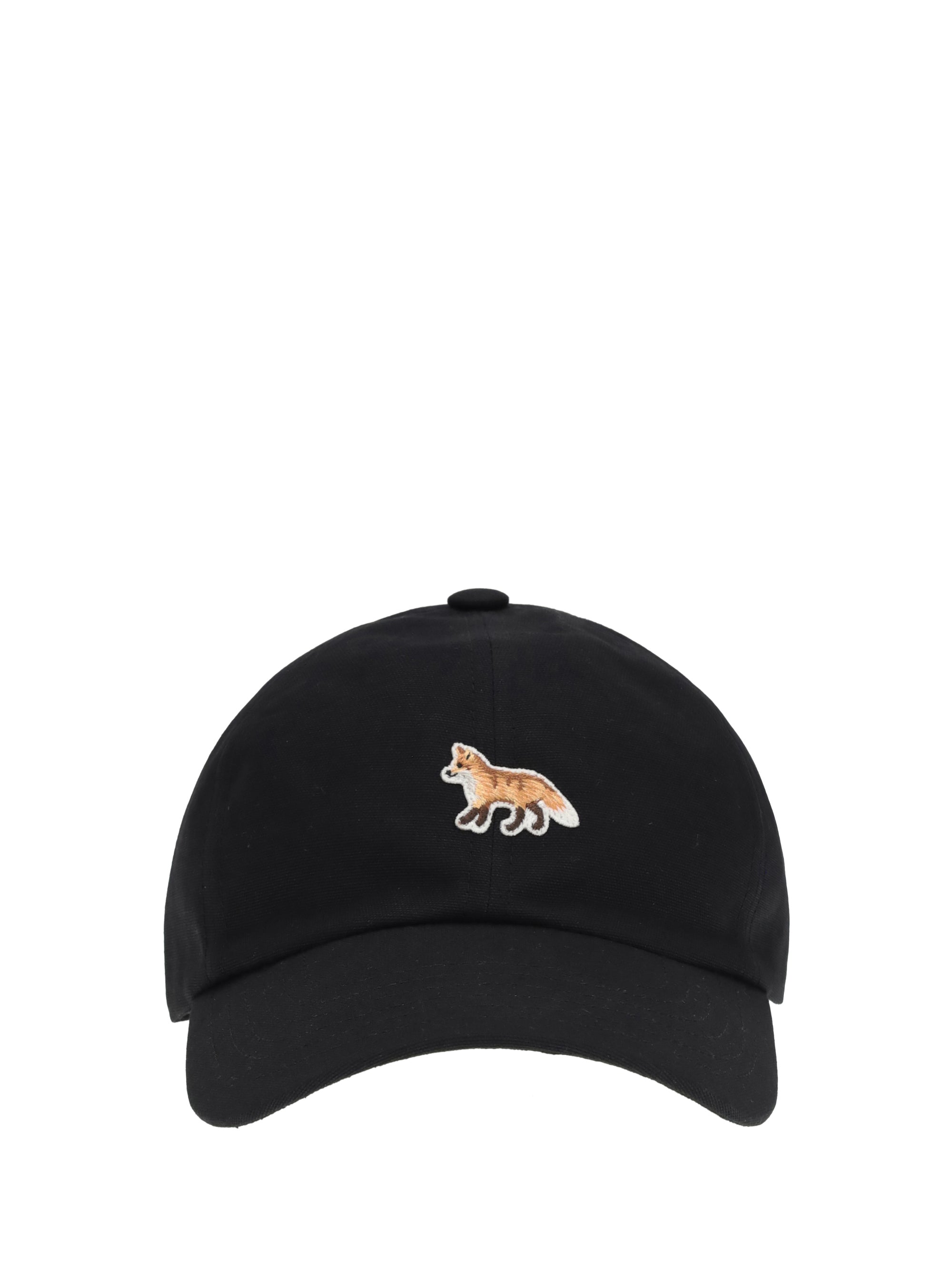 Maison Kitsuné OW06109WB0026 Baseball Cap — Black