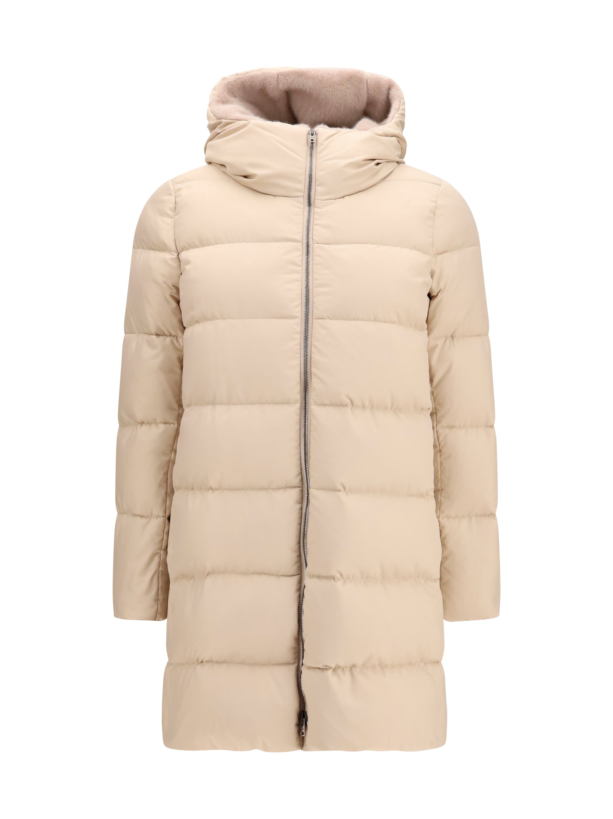 Herno Quilted Down Down Jacket — Beige