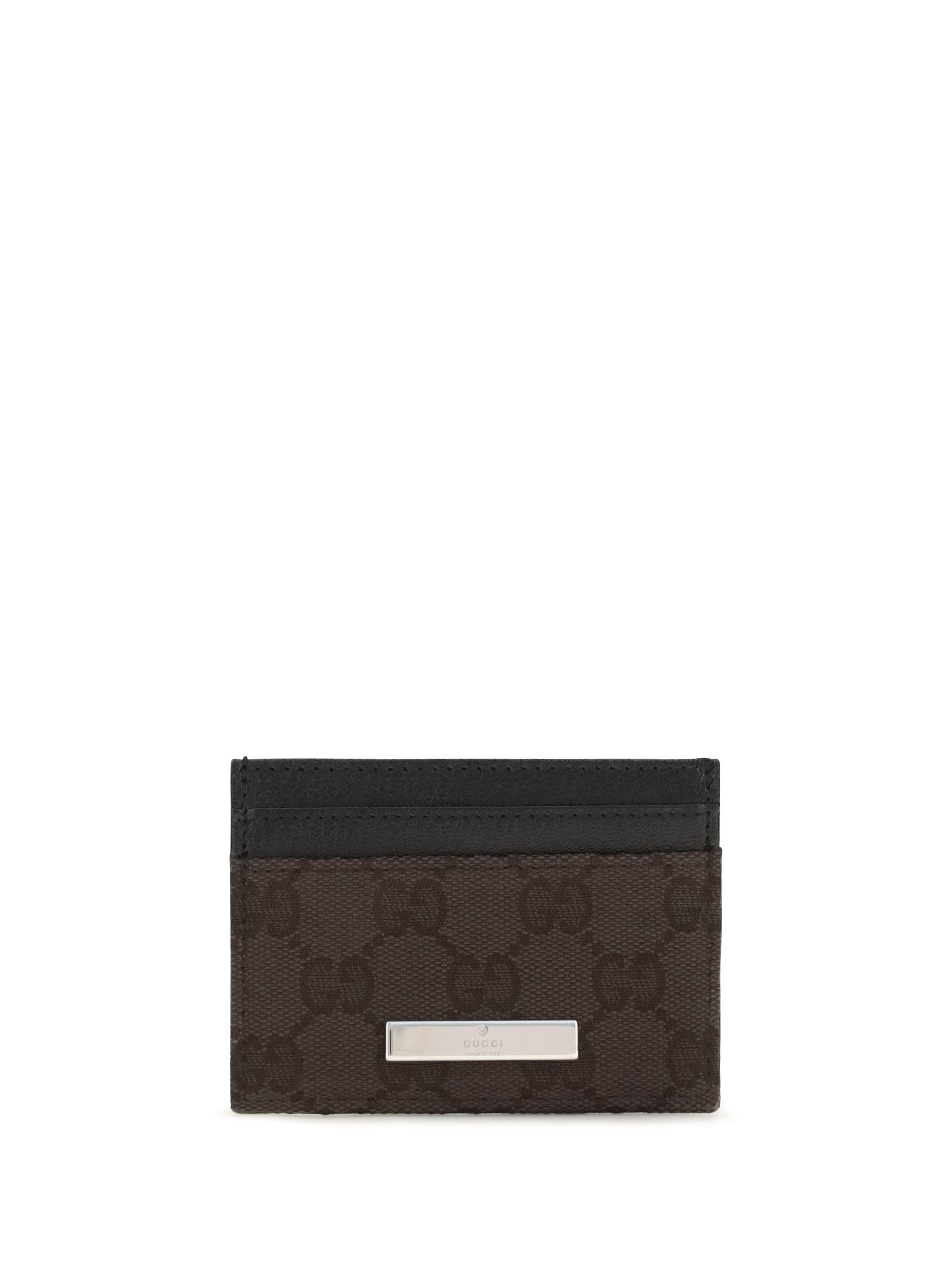 Gucci GG Fabric Card Case — Brown