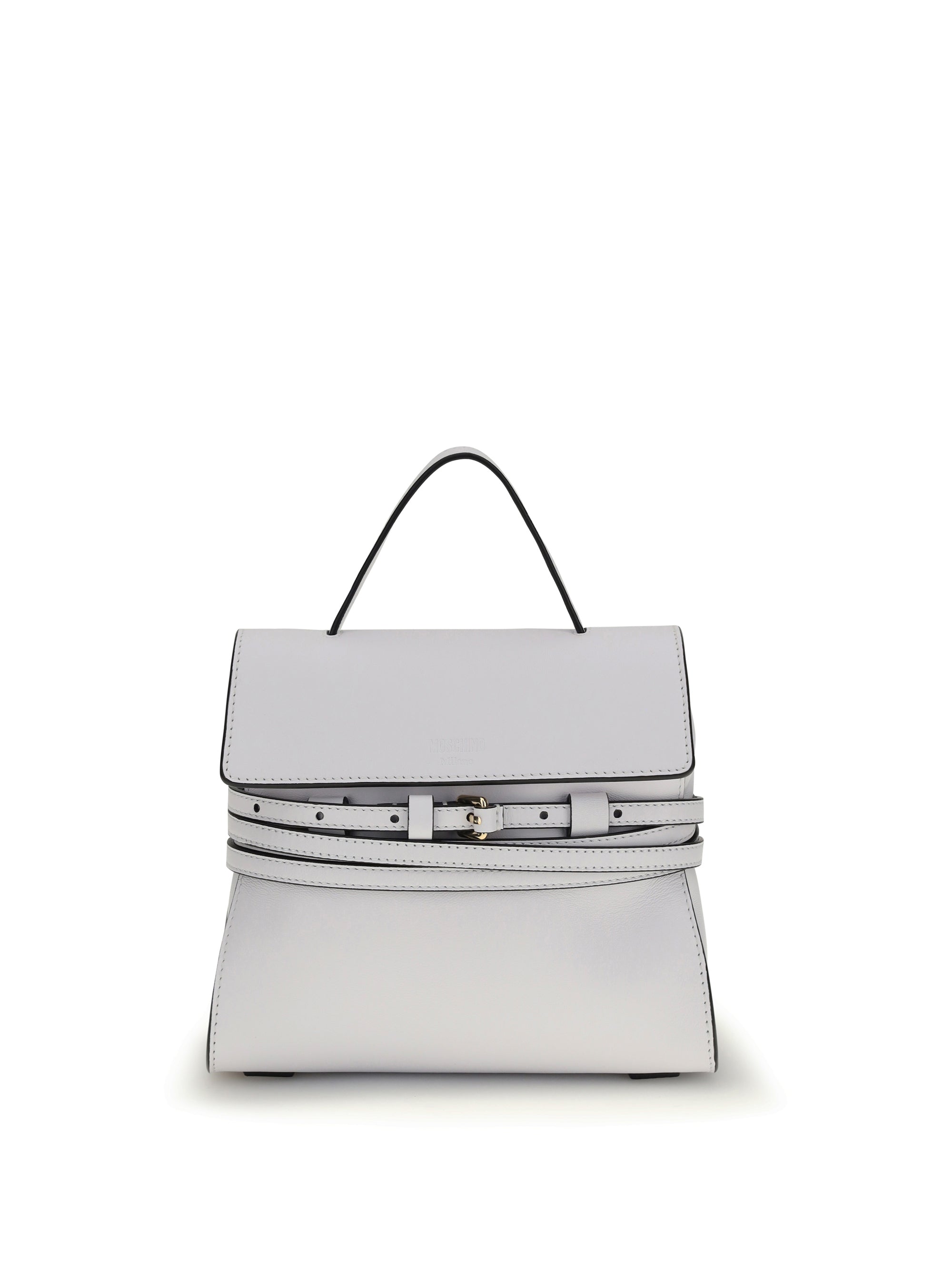 Moschino Top Handle Bag — White