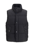 Chaleco Stone Island Crinkle Reps — Negro