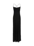 Pinko Strass Slip Dress — Black