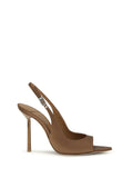 Le Silla Bella Chanel Slingback Heel — Beige
