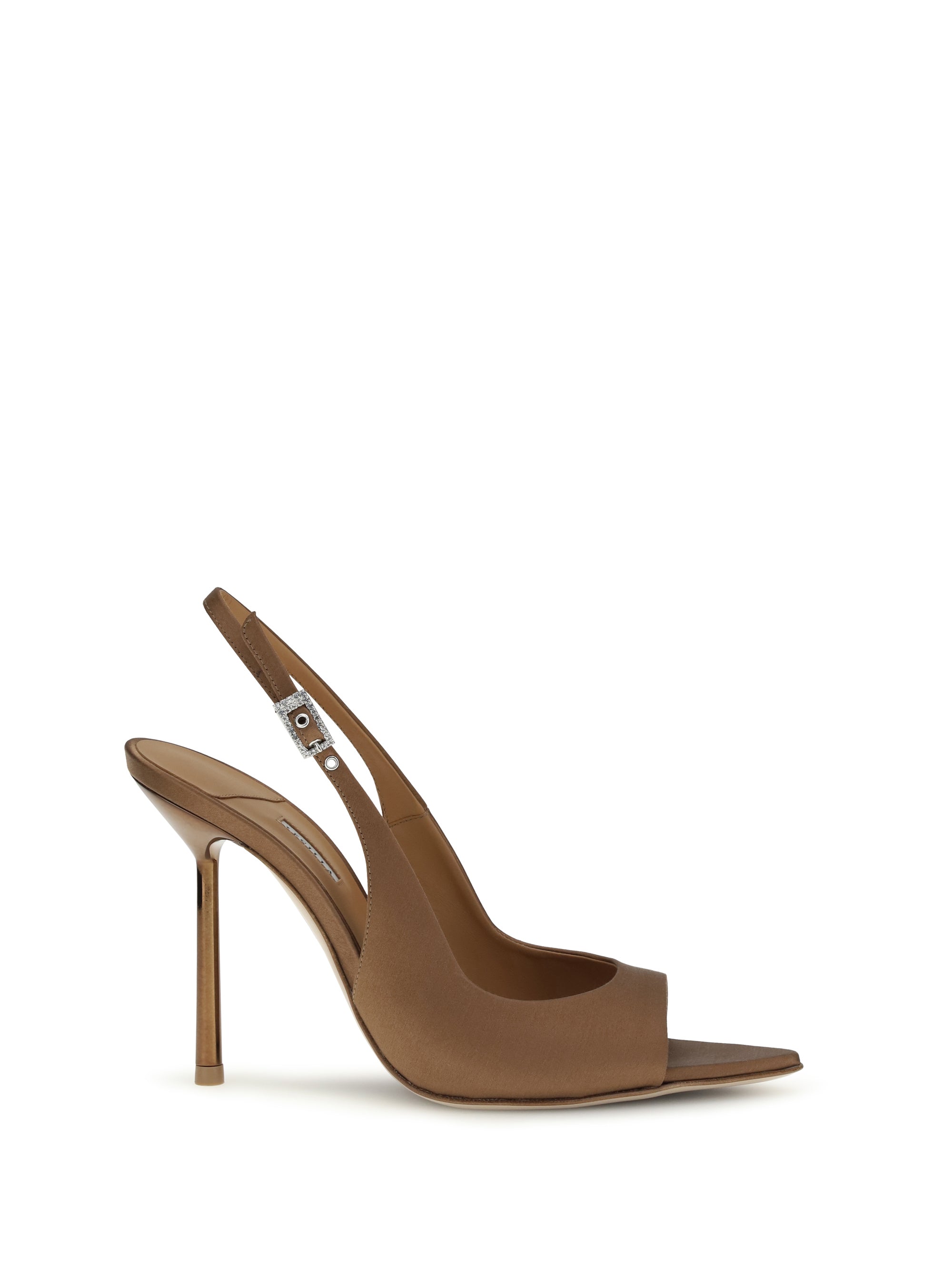 Le Silla Bella Chanel Slingback Heel — Beige