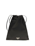Prada Wish Bucket Bag — Black