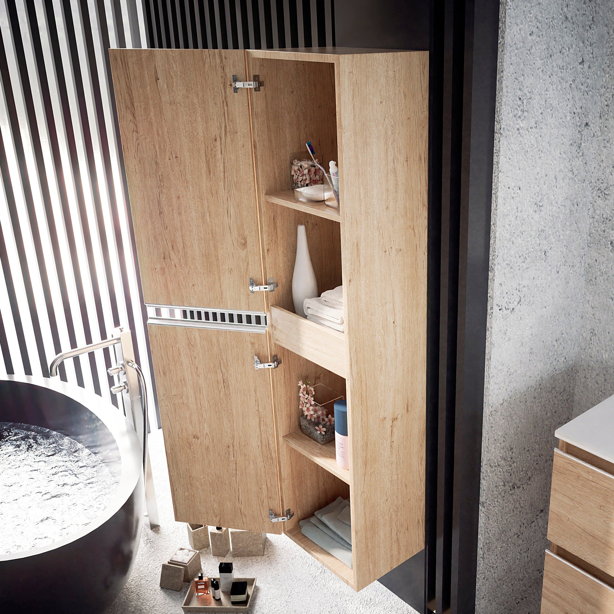 BATHME MADISON Pilar Color Bambú