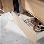 BATHME MADISON TOP Mueble de Baño con Lavabo 3 Cajones Bambú