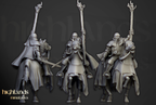 Wizard on Horse, Highlands Miniatures