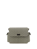 Gucci GG Supreme Jacquard Shoulder Bag — Beige