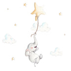 Vinilo Decorativo Infantil ELEFANTITO FELIZ - SUEÑOS DE CIGUEÑA