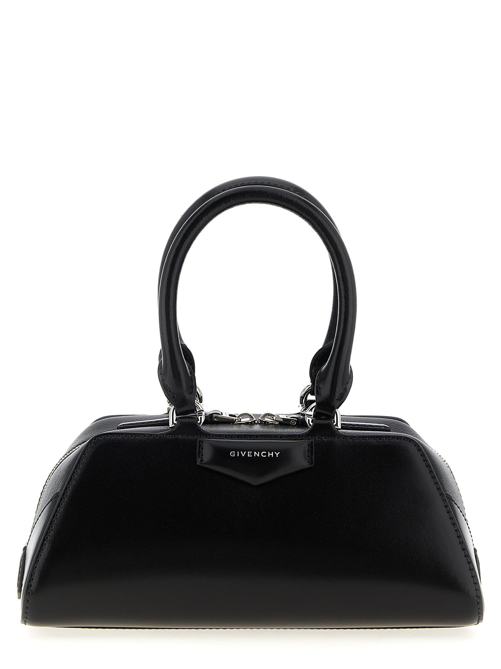 Givenchy Antigona East-West Top Handle Bag — Black