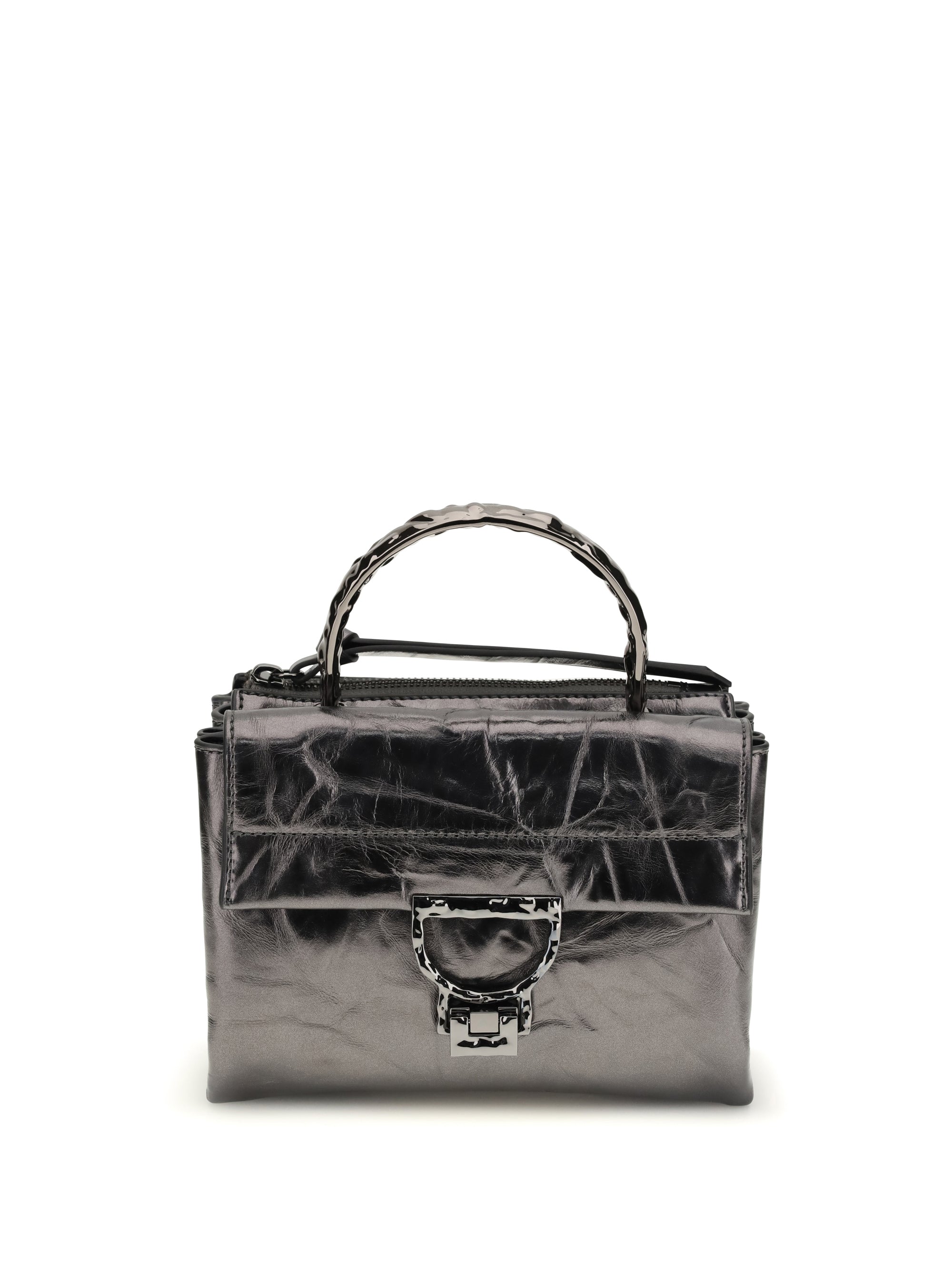 Coccinelle Arlettis Droplet Top Handle Bag — Gray