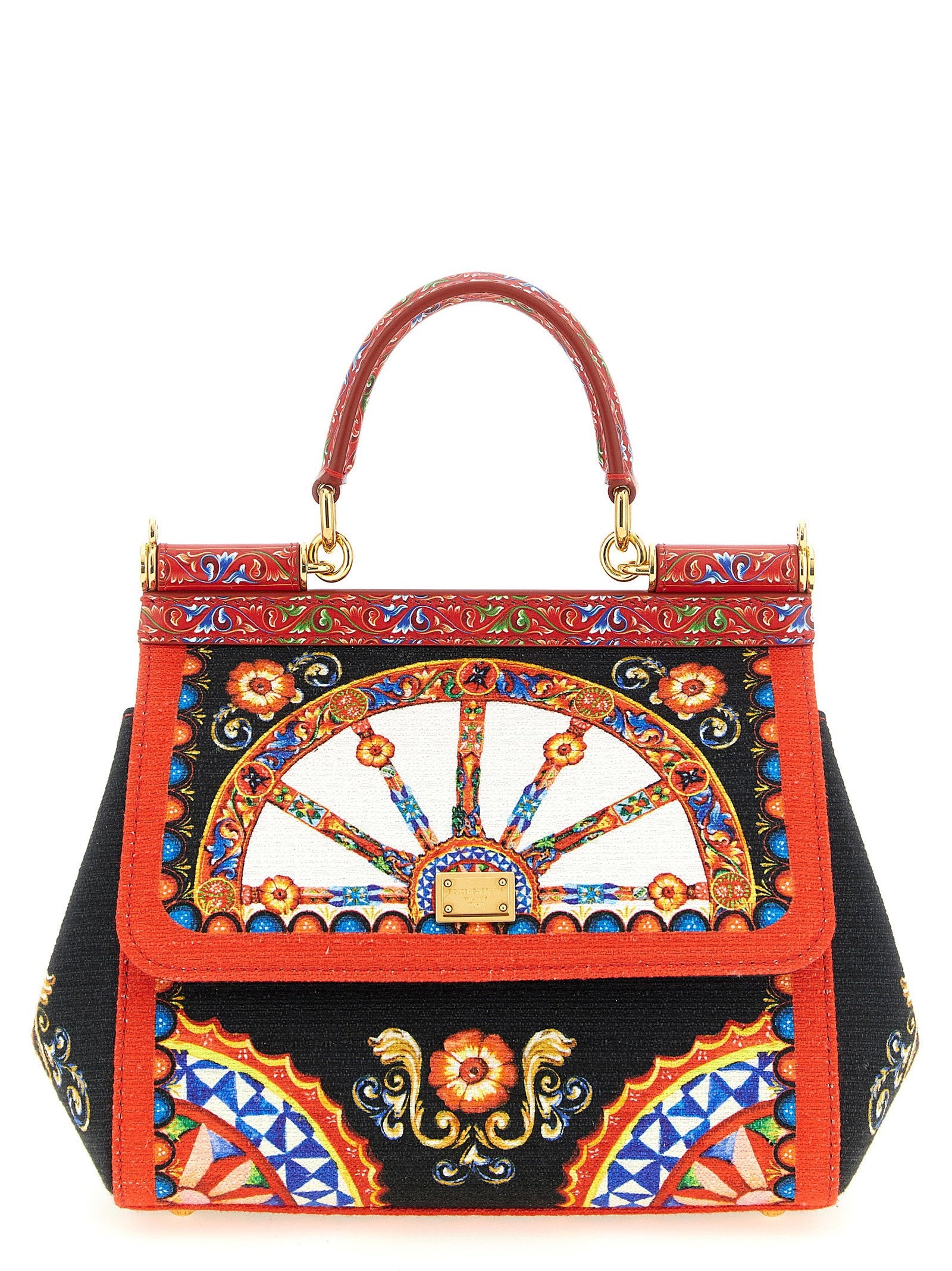 Dolce & Gabbana Top Handle Bag — Red