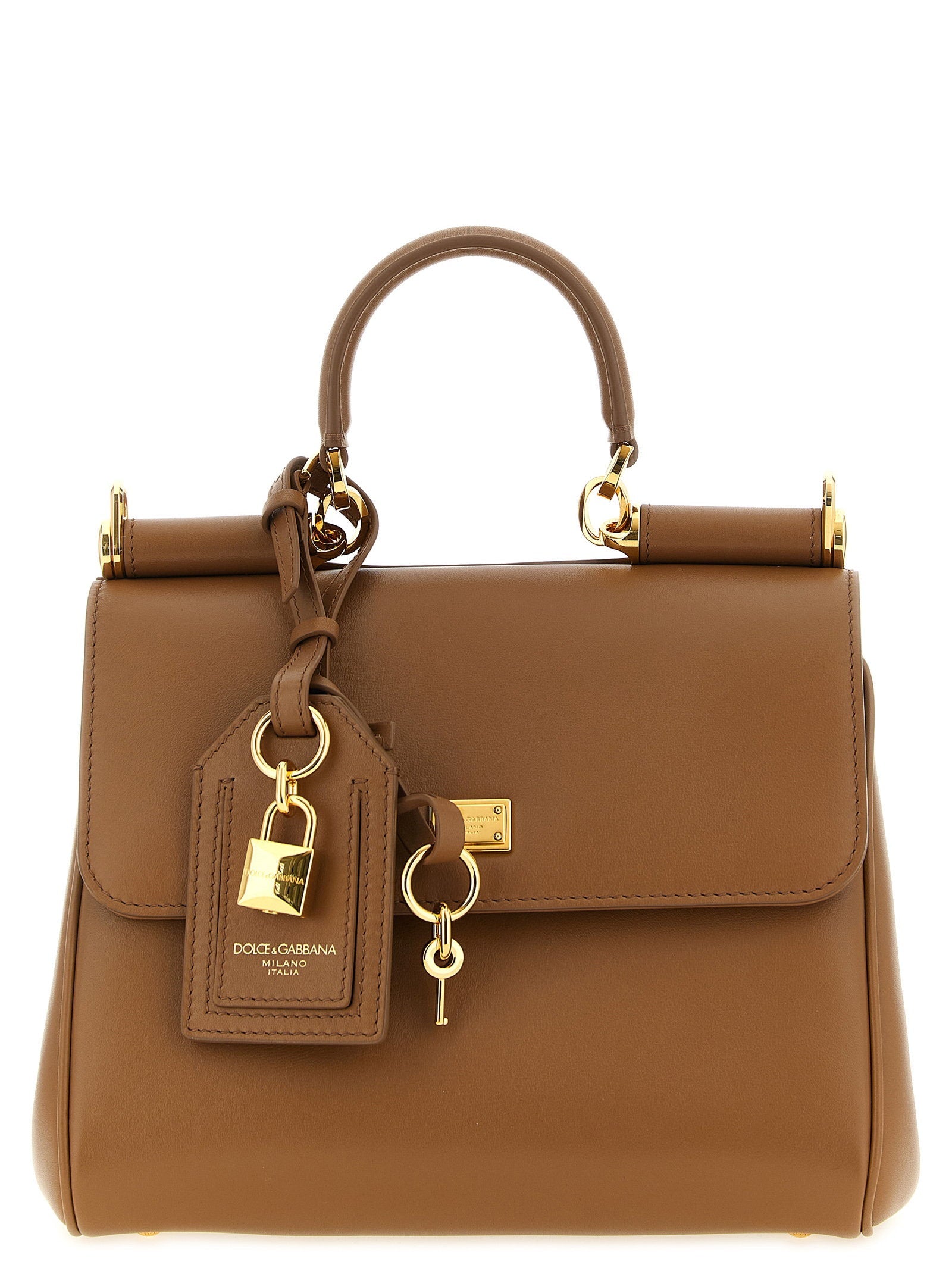 Dolce & Gabbana Top Handle Bag — Caramel