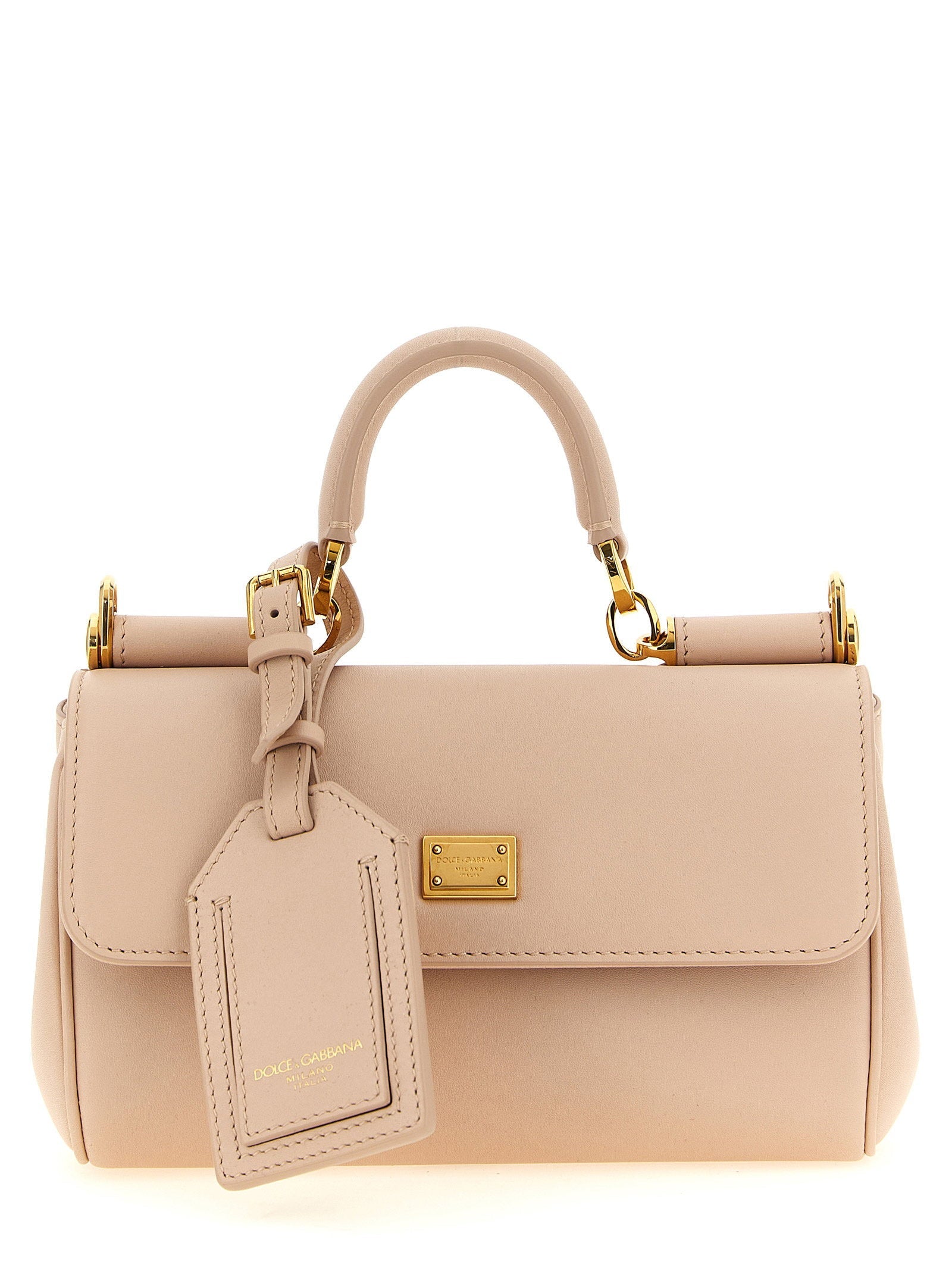 Dolce & Gabbana Top Handle Bag — Beige