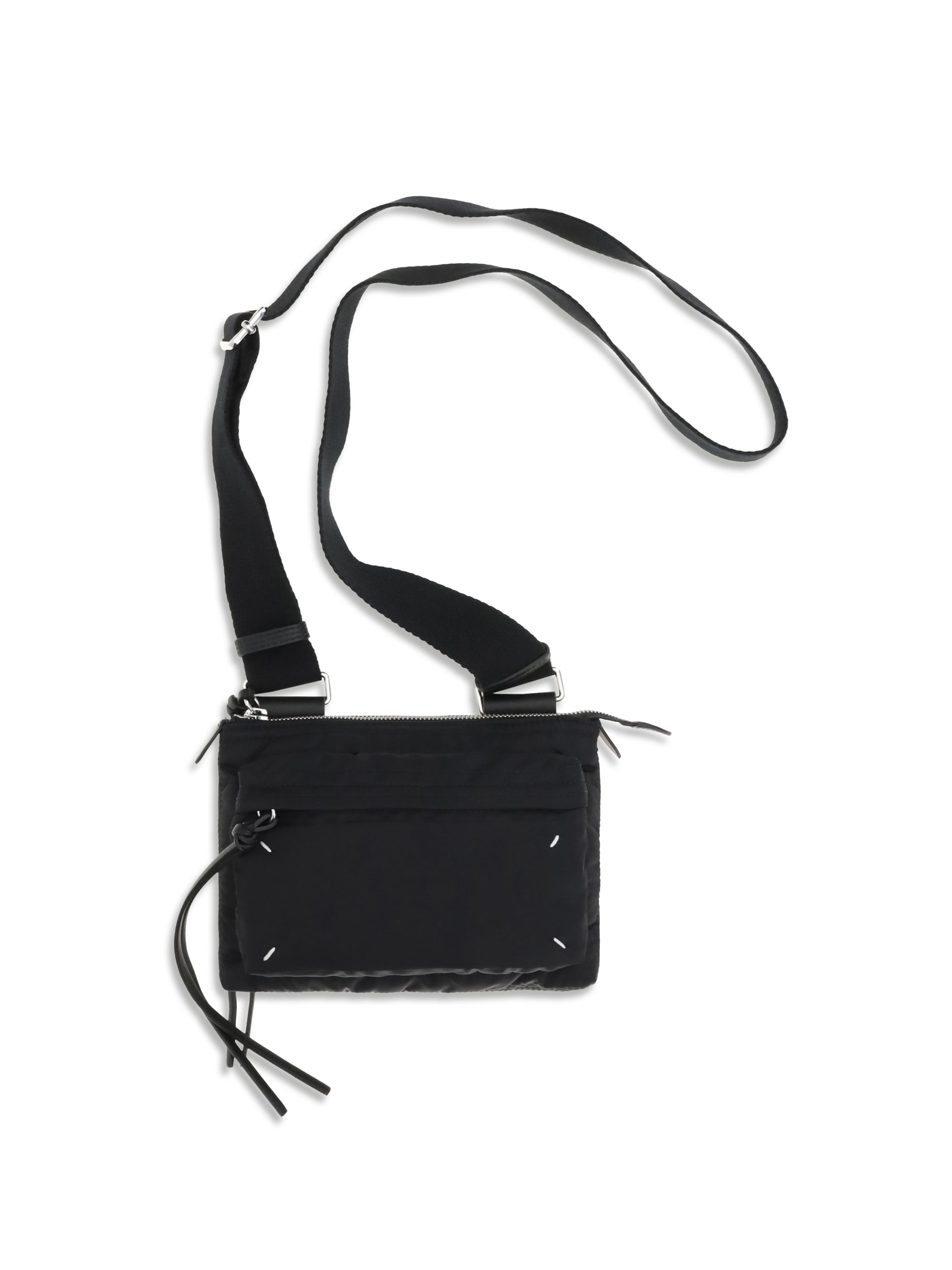 Maison Margiela Zip Camera Crossbody Bag — Black