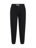 Brunello Cucinelli Joggers de mezcla de algodón — Negro