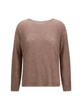 Fabiana Filippi Sequin-Embellished Merino Wool Sweater — Bronze