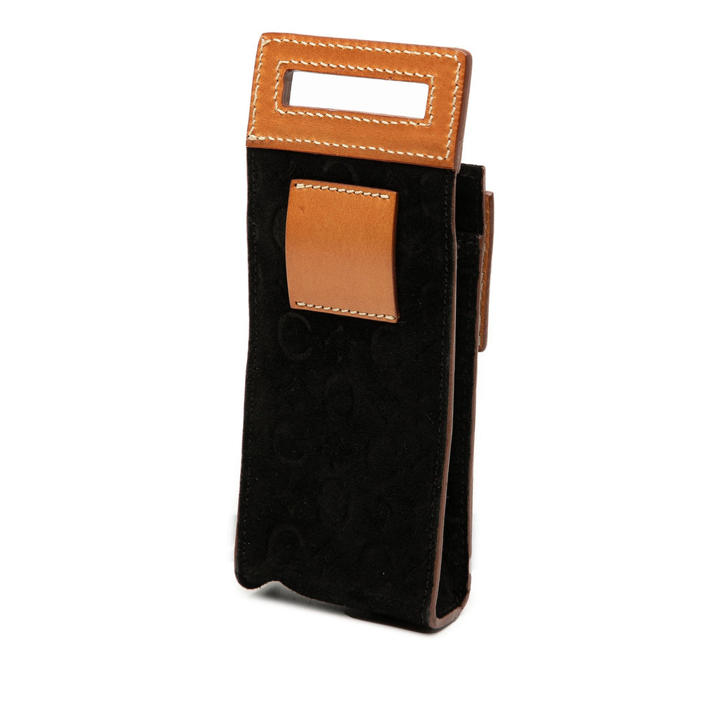 C Macadam Suede Pochette Crossbody