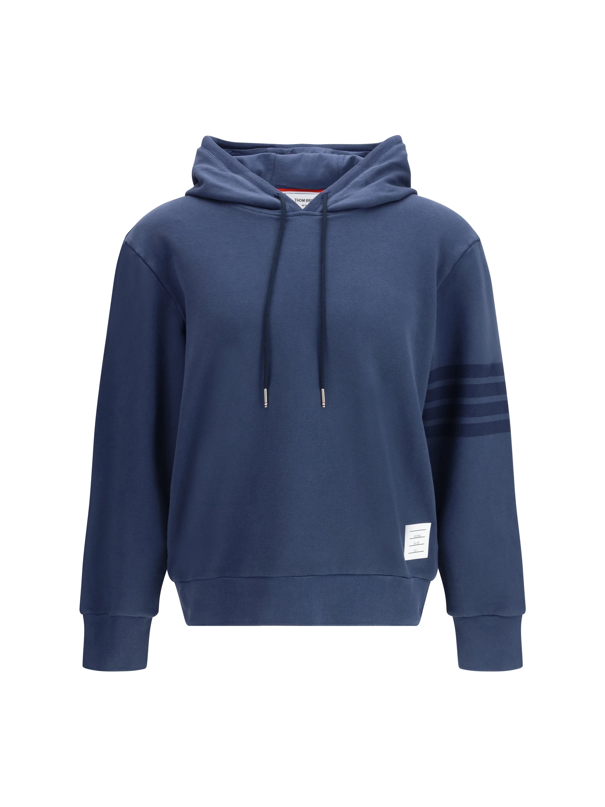 Thom Browne Cotton Hoodie — Navy