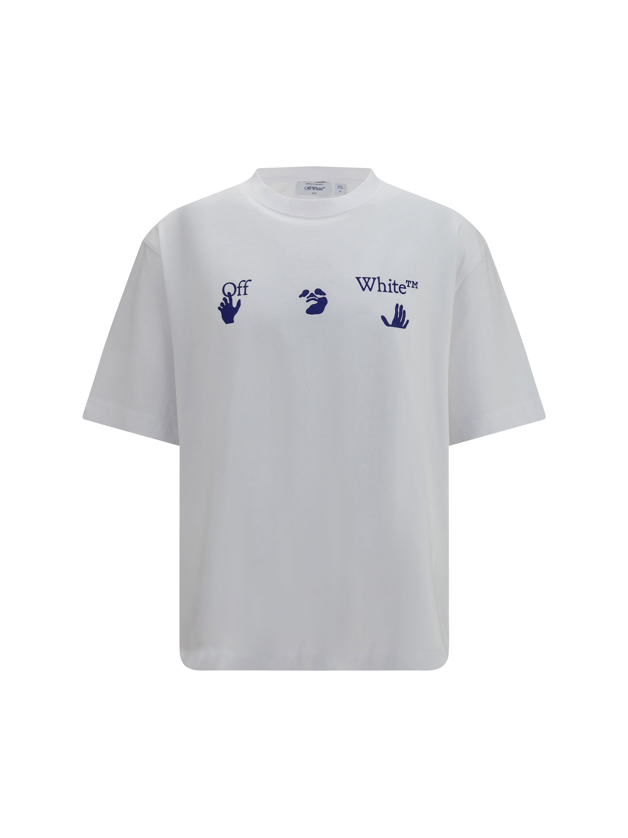 Off-White Graphic Logo Print T-Shirt — White