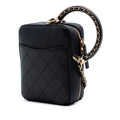 Calfskin Stitched Cup Of Tea Vanity Case
