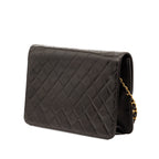 CC Quilted Lambskin Single Flap