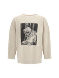Our Legacy Graphic Print Sweatshirt — Beige