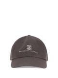 Brunello Cucinelli M252D9850 Baseball Cap — Brown