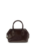 Themoirè Shoulder Bag — Brown