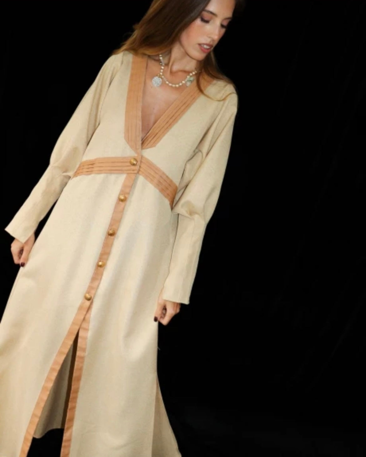 COAT DRESS | BEIGE