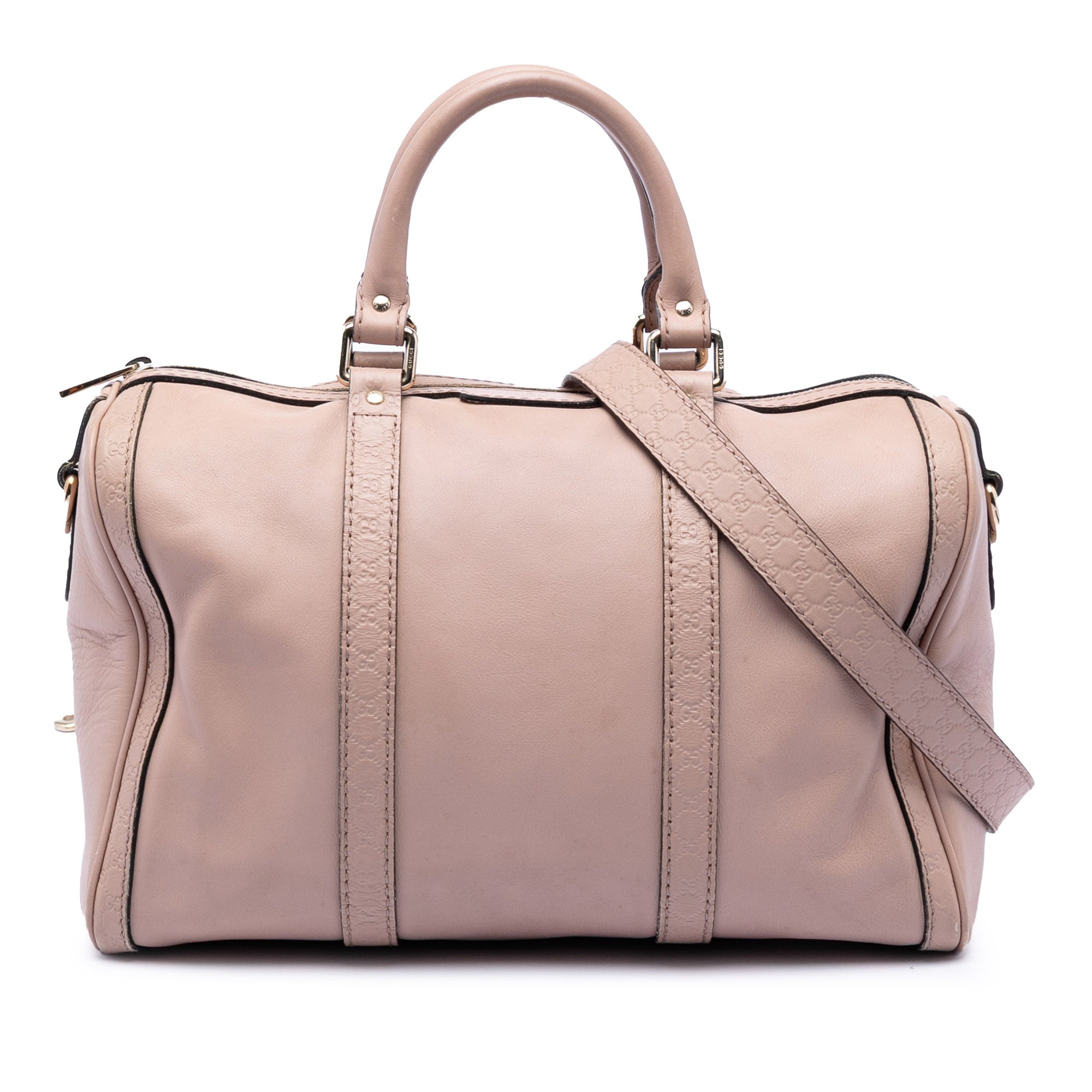 Medium Microguccissima Trimmed Calfskin Joy Boston Bag
