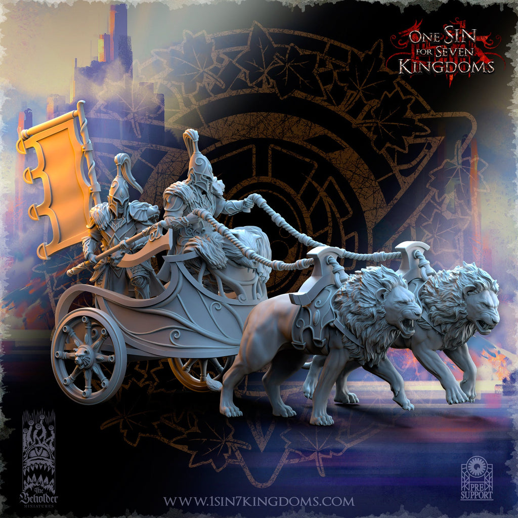 Bear Guardians Chariot, The Beholder Miniatures