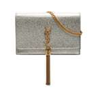 Small Metallic Kate Tassel Wallet On Chain