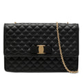 Medium Quilted Leather Vara Ginny Chain Crossbody