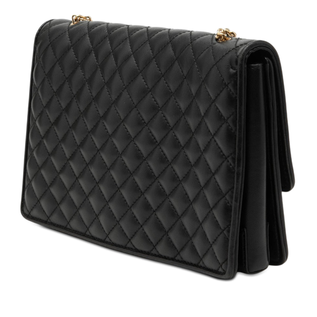 Medium Quilted Leather Vara Ginny Chain Crossbody