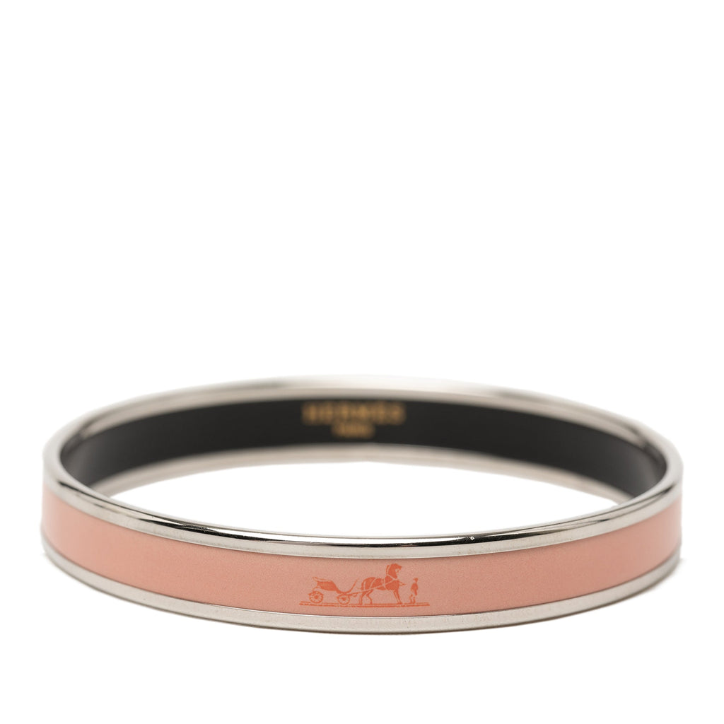 Narrow Caleche Enamel Bangle 65