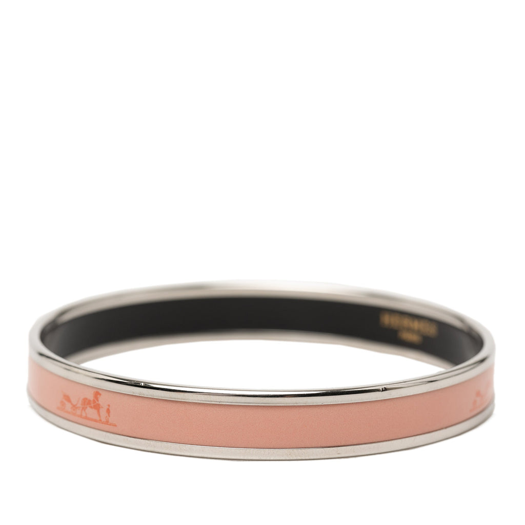 Narrow Caleche Enamel Bangle 65