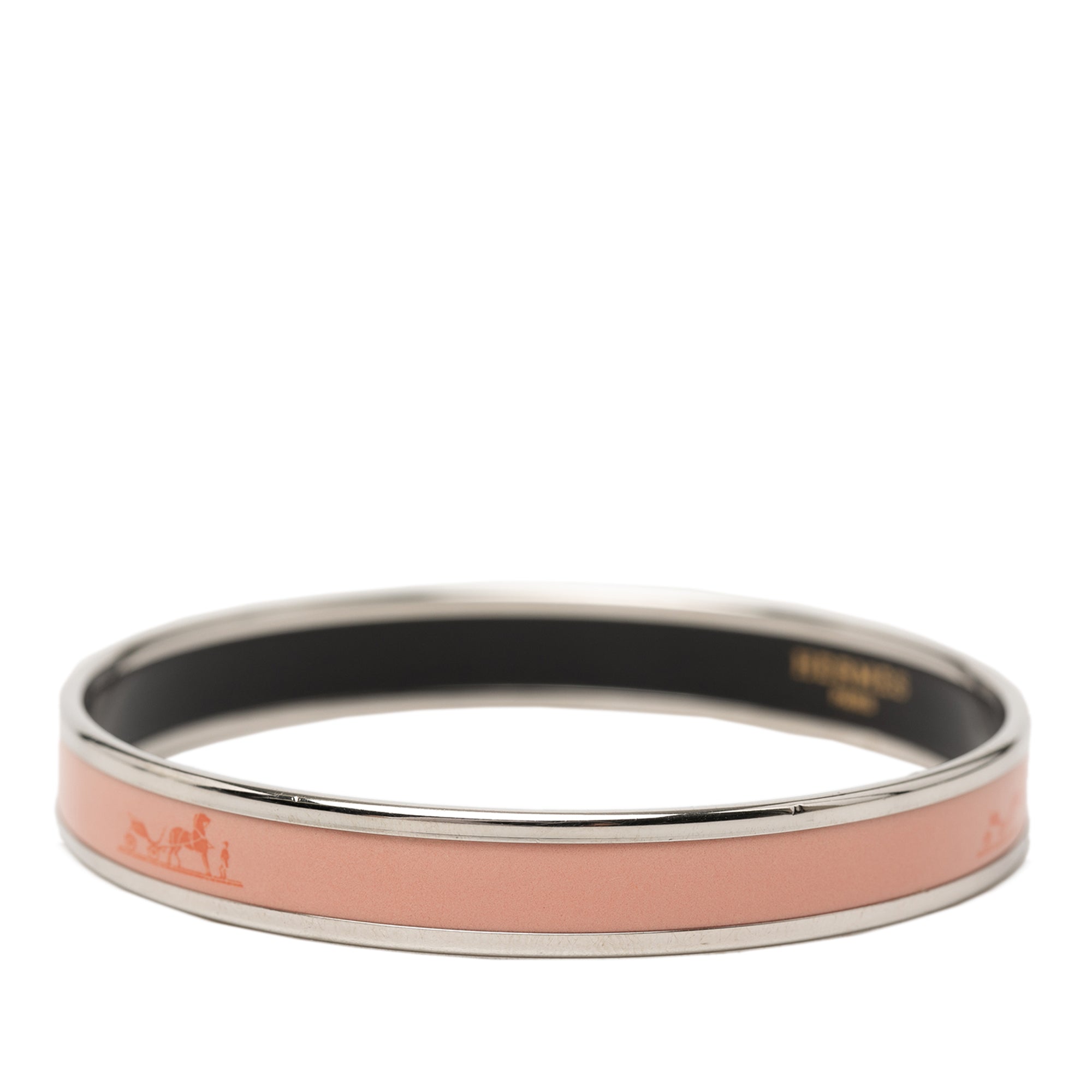 Narrow Caleche Enamel Bangle 65