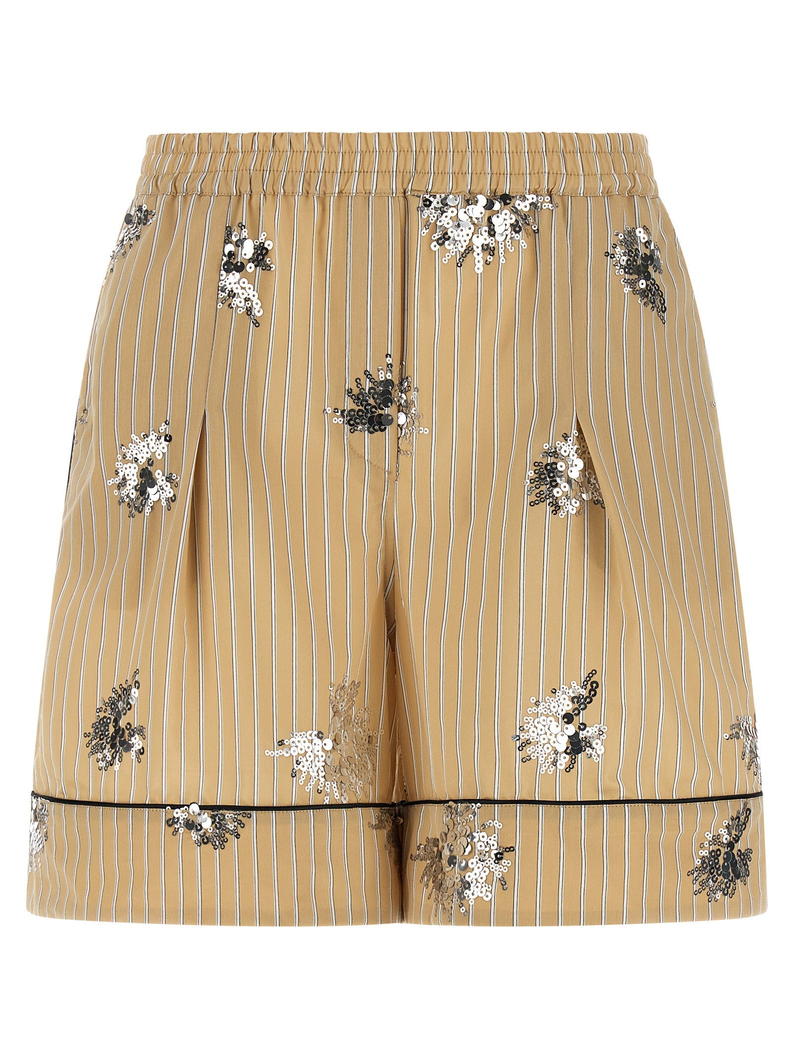 Le Twins Sole Bermuda Shorts — Beige