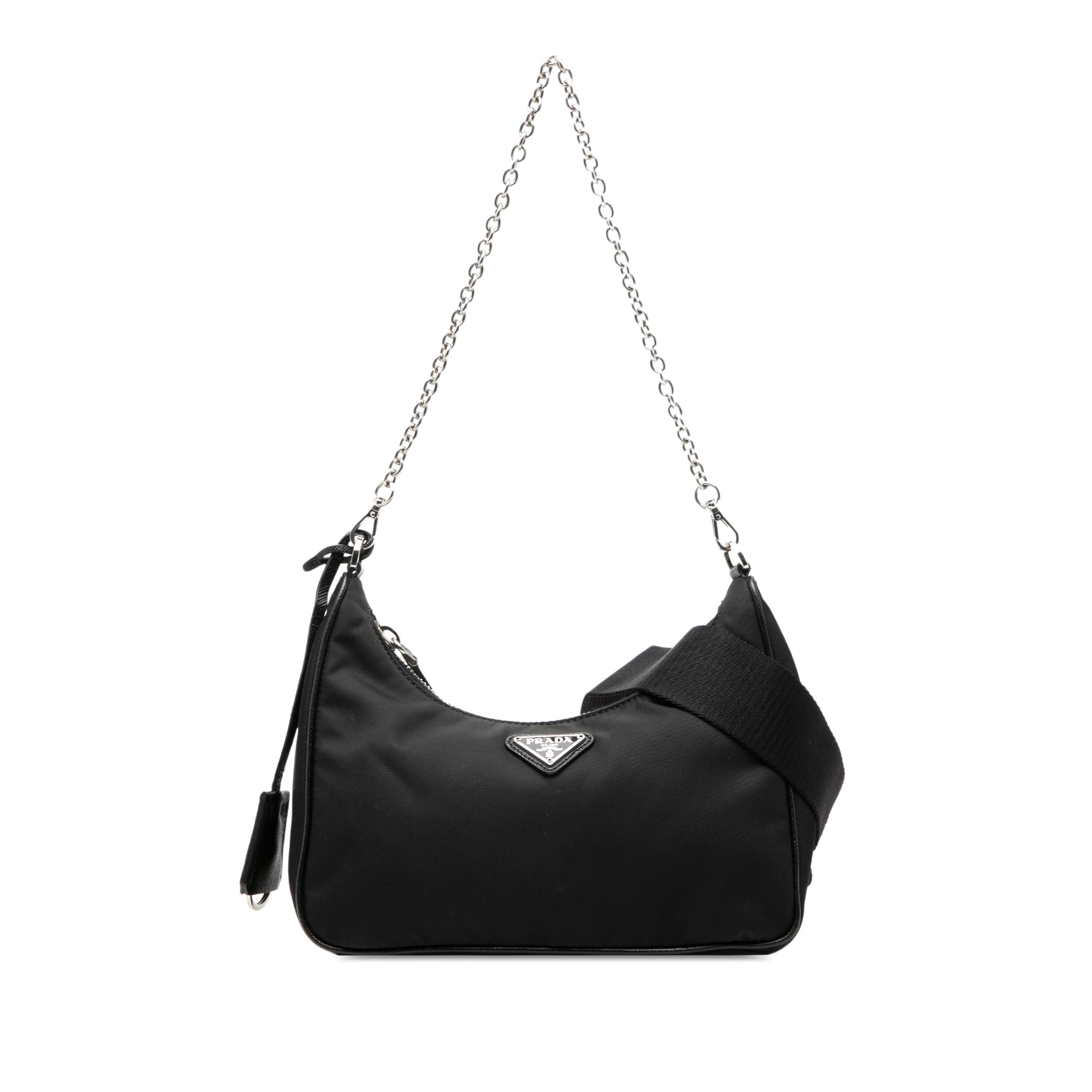 Saffiano Trimmed Re Nylon Re Edition 2005 Satchel
