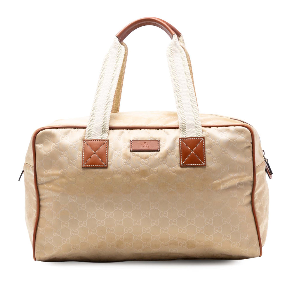 GG Nylon Web Travel Bag
