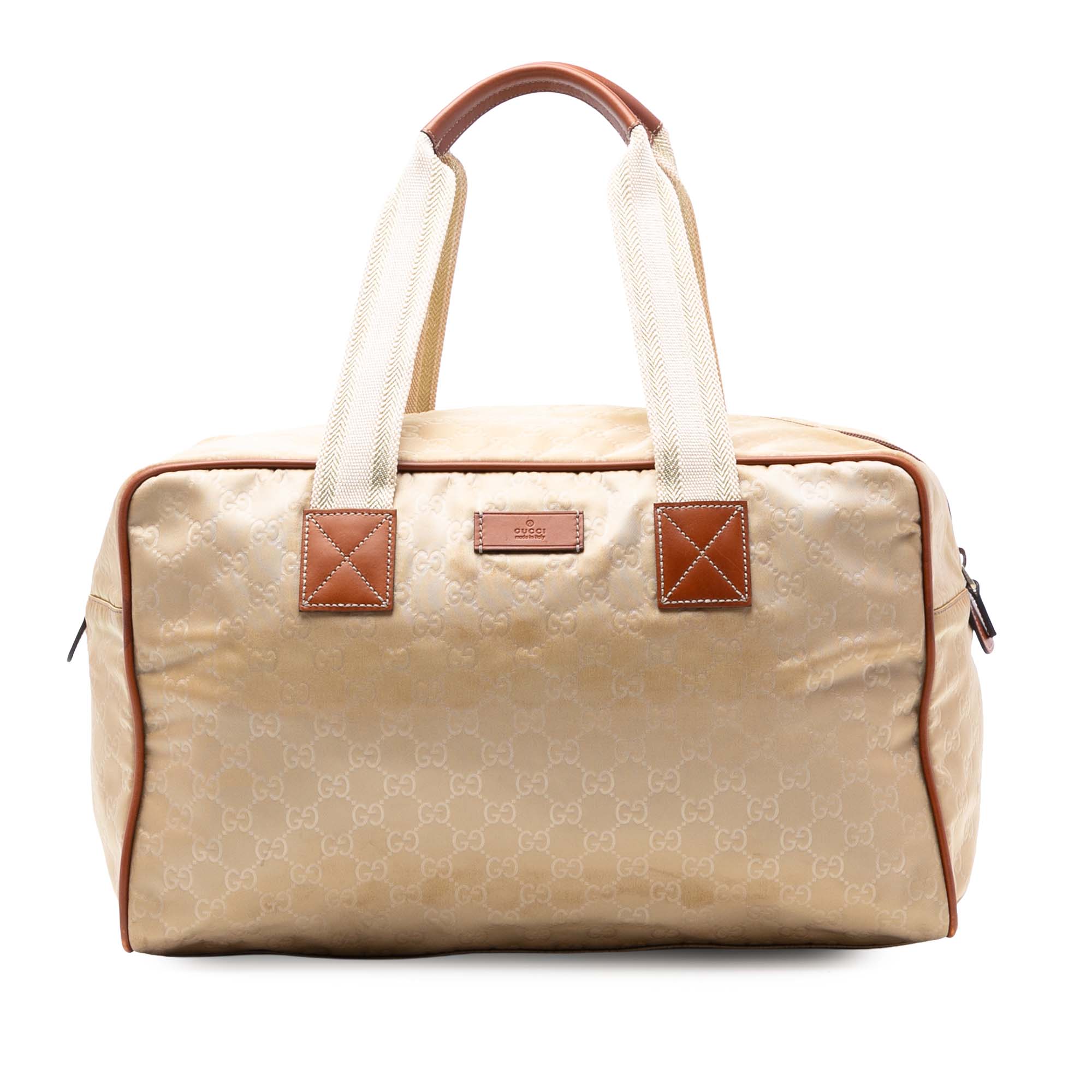 GG Nylon Web Travel Bag