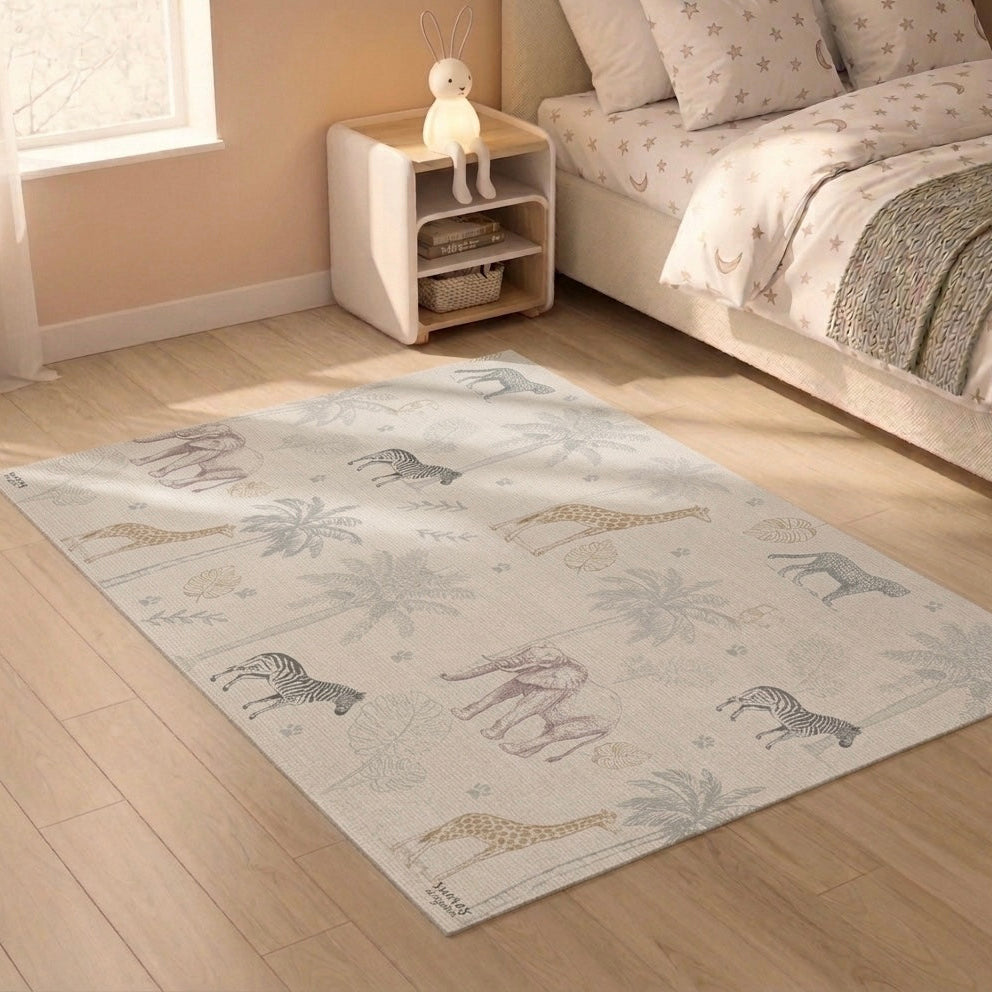 Children's Vinyl Rug 120x160 Mod. JUNGLE - Stork Dreams